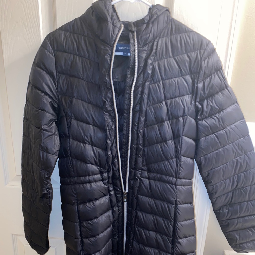 Cole Haan Mid-Length Lightweight Puffer Parka